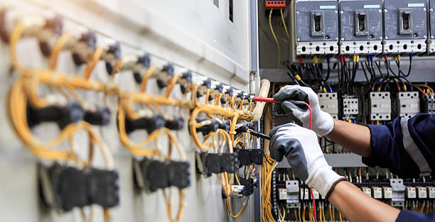 Professional Electrician technician working in Grove City, OH